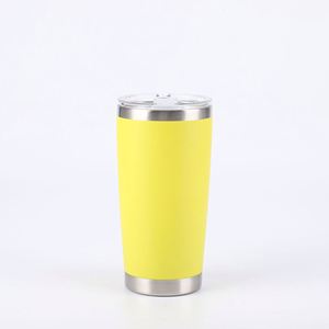 Vaso Térmico de Acero Inoxidable de 20oz con Boca Ancha, Doble Pared, para Bebidas Frías y Calientes - Product Image 1