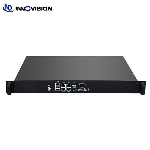 High Quality 1U Rack Server 4lan with IPMI C236 Support Raid Max64Gb Xeon E3 Intel Intel 6th 7th I3 I5 I7 Firewall Server