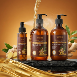แชมพูและครีมนวดผมป้องกันผมร่วงขิง, น้ำมันควบคุมน้ำขิง, ป้องกันผมร่วง, ทำให้ผมแข็งแรง, เพิ่ม Volume500ML - Product Image 5