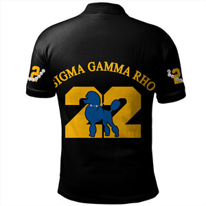 MOQ bajo manga corta Classic Fit Tops Sigma <span class=keywords><strong>Gamma</strong></span> Rho estilo Tribal diseño de lujo deporte <span class=keywords><strong>Golf</strong></span> camisa negocios todo-fósforo Polo - Product Image 4