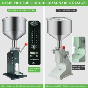 <span class=keywords><strong>Prix</strong></span> d'usine A03 Remplisseur de bouteilles manuel réglable Miel <span class=keywords><strong>Lait</strong></span> de coco Pâte liquide Tomate Sauce chili Machine de remplissage - Product Image 3