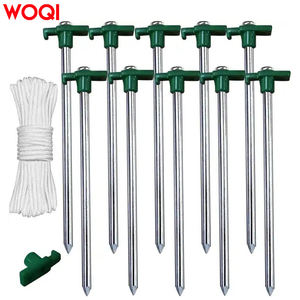 Piquets et butées en alliage d'aluminium WOQI pour le camping et la randonnée en famille - Product Image 3