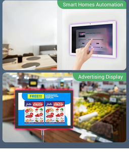 Panel de Control de hogar inteligente montado en la pared 9,7 10,1 15,6 pulgadas táctil Android Zigbee Matter Poe publicidad Tablet <span class=keywords><strong>PC</strong></span> - Product Image 6