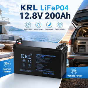 Batterie au lithium LiFePO4 12,8 V 200 Ah pour bateau rapide, batterie à décharge profonde pour système électrique marin et alimentation des équipements - Product Image 2