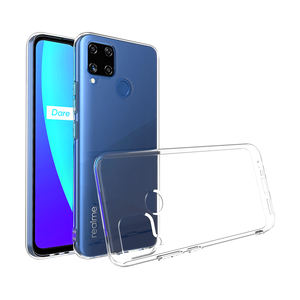 Nuevo producto Anti-caída de 2,0mm cristal TPU transparente cubierta posterior de la caja del teléfono móvil <span class=keywords><strong>para</strong></span> Realme C12 - Product Image 1