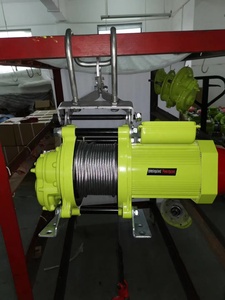 טעינת קיבולת 500KG הרמת גובה 30M 60M כבל בקרת חוט חבל סוג מיני מנוף חשמלי - Product Image 4