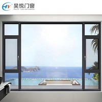 Puente roto ventanas de aluminio aleación de aluminio deslizante personalizado interior sistema de aislamiento acústico ventana ventanas correderas