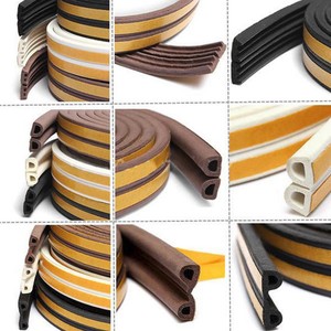Perfil D/P/E para Barrera Climática - Tira de Goma Autoadhesiva EPDM para Sellado de Corrientes de Aire - Product Image 2