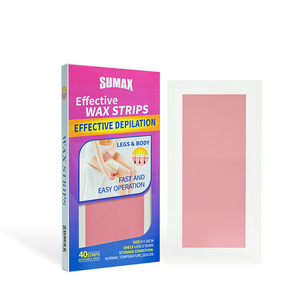 Marque privée oem 20 pièces bandes de cire d'épilation papiers grande taille corps professionnel épilateur double ruban - Product Image 5
