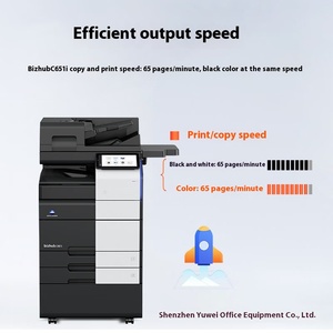 Konica Minolta Bizhub C651i năm nay mới nhất A3/A4 kỹ thuật số <span class=keywords><strong>duplicator</strong></span> đa chức năng máy in màu - Product Image 4