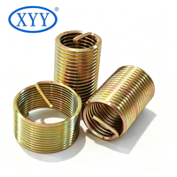 Cadmium Plated Wire Thread Insert Ideal Choice for Thread Reinforcement of Cast Iron Assemblies Wire Insert Thread