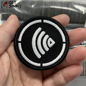 Étiquettes RFID NFC en fer N213/215/216 13,56 MHz, patchs thermocollants, brodés, tissés, mini-étiquettes lavables et étanches pour vêtements - Product Image 2
