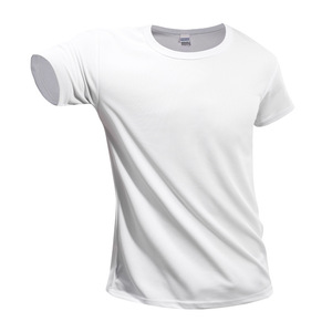 Camisetas personalizadas 100% algodón pulóver hombres camiseta <span class=keywords><strong>blanca</strong></span> Casual Camisas Basicas Blancas camisetas en relieve personalizadas - Product Image 4