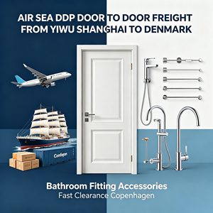 Transport aérien et maritime DDP porte-<span class=keywords><strong>à</strong></span>-porte de Yiwu Shanghai vers le Danemark pour accessoires de salle de bain, dédouanement rapide <span class=keywords><strong>Copenhague</strong></span> - Product Image 2