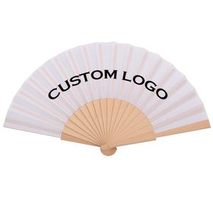 Éventails pliables personnalisés avec le drapeau national français, légers et durables pour les événements sportifs et les activités sportives à grande échelle - Product Image 2