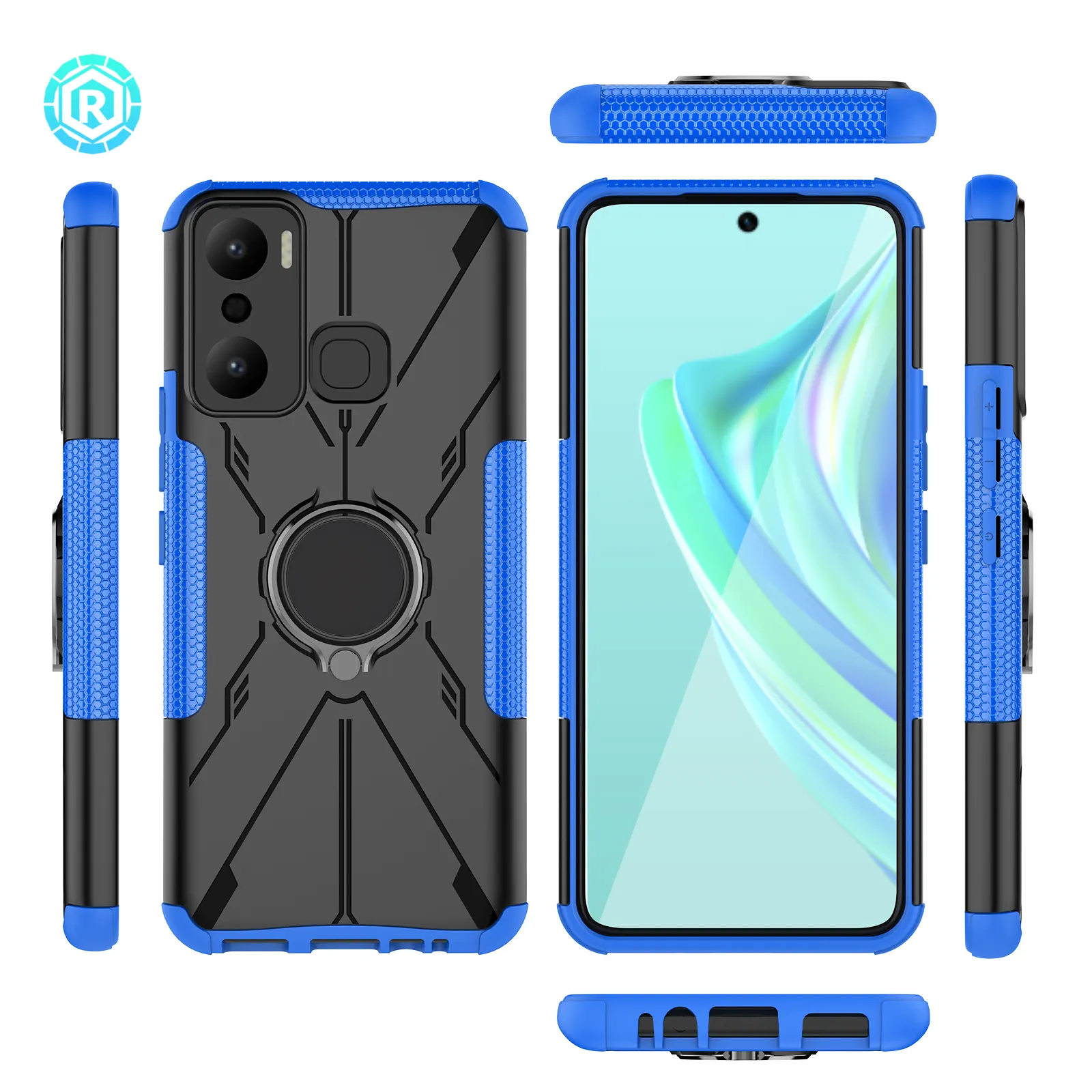 Cover posteriore per telefono con custodia scorrevole per fotocamera con supporto antiurto per Infinix Hot 20 play smart 6 note 12 pro custodia per cellulare