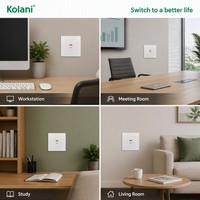 Prise murale pour ordinateur Kolani, norme britannique, mate, résistante aux UV, blanche, Cat6, port unique, ignifuge, sortie de données haute vitesse