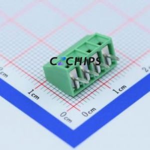 1751264 Screw Terminal Block Through hole Component (THT),P=3.5mm Connector 1x4P 3.5mm Green Through Hole - Product Image 2