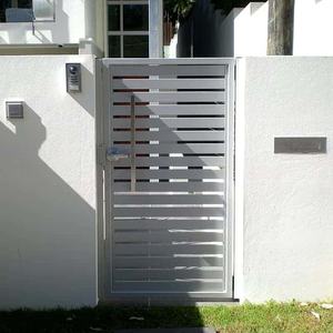 Usine Villa Swing Gate Designs et Jardin Moderne Rétractable Personnalisé Couleur Peinture Automatique Système Électrique Porte Extérieure - Product Image 4