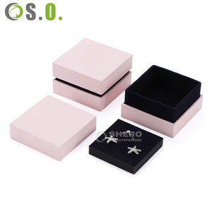 Emballage de boîte-cadeau de boucles d'oreilles bague rose vente chaude boxe en papier spécial pour cadeau - Product Image 6