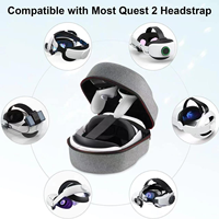 Étui rigide portable en EVA personnalisé, écologique et simple, avec fermeture éclair, grande capacité, résistant à l'eau, pour VR2/3/3s