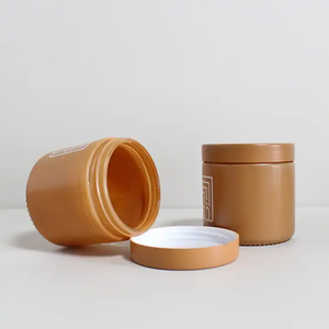 Wholesale Pink <b>Glass</b> <b>Jars</b> Skincare Cosmetics Packaging Set Cream Containers <b>Glass</b> <b>Jar</b> For Body Butter - Product Image 4