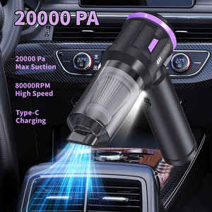 Aspiradora Eléctrica para Auto con Motor sin Escobillas de 20000 Pa, Pantalla LED/OLED, Filtro Lavable, Tecnología Ciclónica, Diseño Ligero y Portátil - Product Image 1