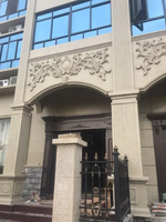 Composants muraux extérieurs en mousse écologiques et durables modernes, colonnes de moulage de pilier romain en EPS pour villa et hôtel, longueur de 2 m