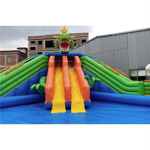 Château de glace pingouin parc aquatique en acier gonflable attractions plage rivière lac amusant jeux d'eau gonflables pour l'amusement - Product Image 3