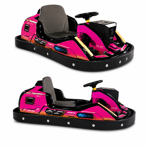 Macchina <span class=keywords><strong>da</strong></span> divertimento commerciale elettrica per bambini e adulti: Go-Kart <span class=keywords><strong>da</strong></span> corsa indoor colorato con funzione <span class=keywords><strong>drift</strong></span> e auto-bumper - Product Image 3