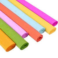 Papier crépon épais coloré en gros de Chine pour roses faites à la main, art floral DIY, design plissé à bords roulés, paquet en vrac