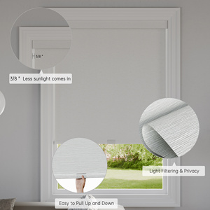 Stores à rouleaux manuels SAMADHI sur mesure, stores filtrants la lumière, vente en gros OEM pour la maison, le bureau et l'hôtel - Product Image 3