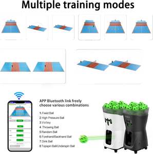 Fivek pusun ABS เครื่องพิเคิลบอลขนาดเล็กมืออาชีพปรับความเร็วความเร็วในการตอบสนองที่ทนทานการออกแบบแบบพกพาเพื่อความบันเทิง - Product Image 4