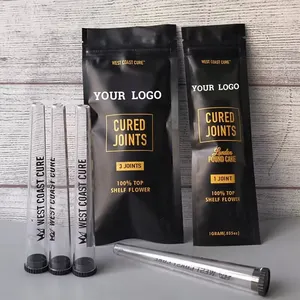 Custom Printing Sealable Plastic Tobacco Smoking Pen Wrap Packaging Individual Single Cigar Package Bag