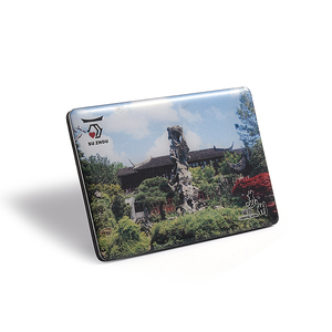 Customized Rectangle Landscape UV Printed PU Leather Fridge Souvenir Magnets - Product Image 4