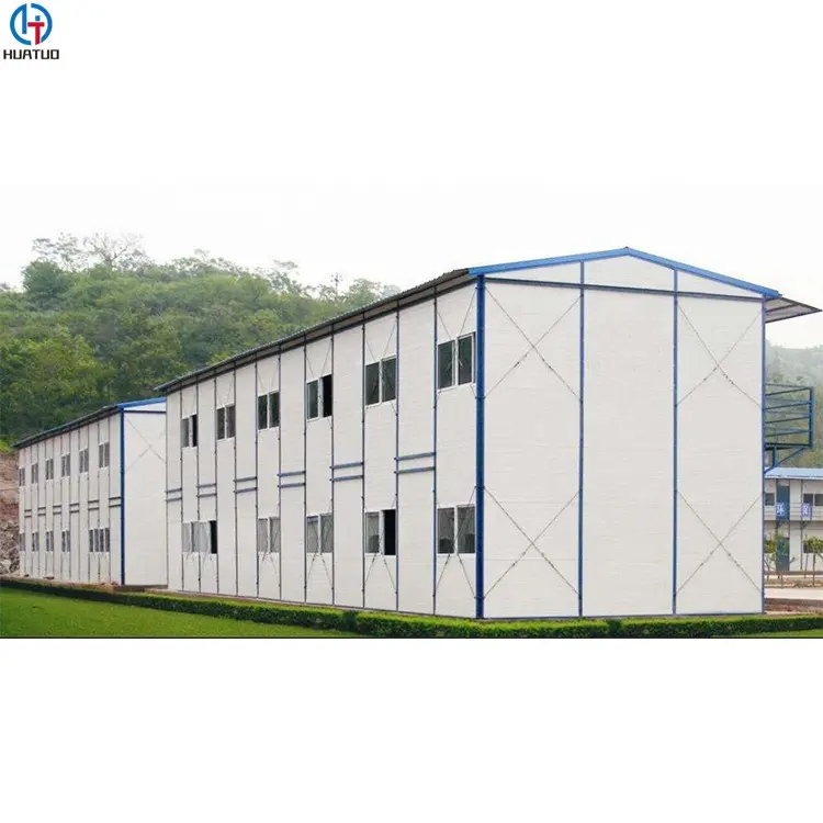 2019 novo design da china moderno pré-fabricado casa de aço modular casa do campo de trabalho
