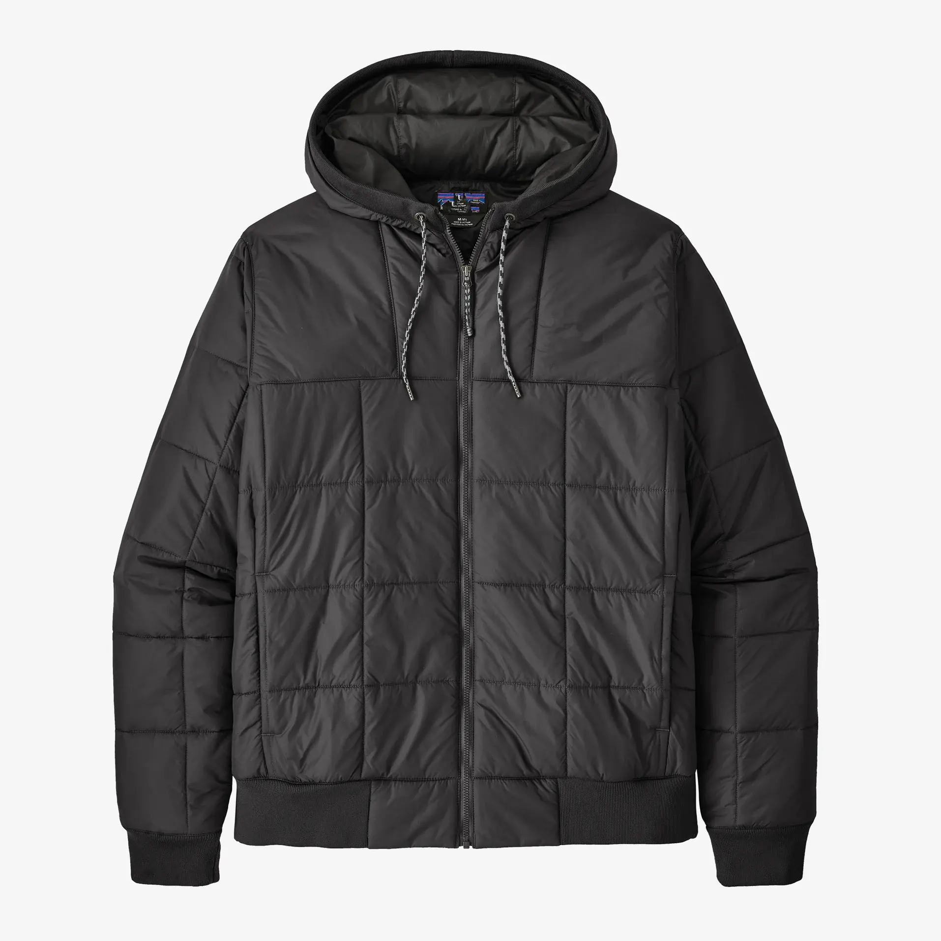 Men Black Quilted Windbreaker Jacket Customize Winter Windbreaker Jacket For Men