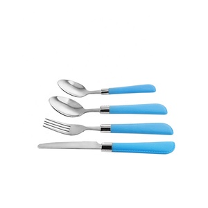 430 420 410 304 Chất Liệu Chấp Nhận Được Thép Không Gỉ Thiết Lập Dao Kéo Du Lịch <span class=keywords><strong>Flatware</strong></span> Set ABS Nhựa Xử Lý Ăn Tối Thìa <span class=keywords><strong>Flatware</strong></span> - Product Image 6