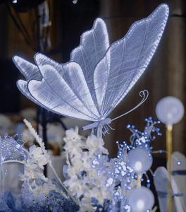 New Design Luminous Wedding Decoration <strong>Stage</strong> <strong>Props</strong> Event Guide LED Light butterfly Wedding Light - Product Image 2