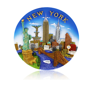 Belgio piatto Souvenir decorazione <span class=keywords><strong>da</strong></span> parete in resina 3D magneti <span class=keywords><strong>da</strong></span> frigo Brugge magnete in ceramica in resina piatto Souvenir - Product Image 4