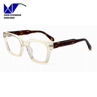 Monture de prescription carrée en acétate sur mesure OEM, taille 49-22-145, vision haute définition pour adultes unisexes, service d'échantillons rapide
