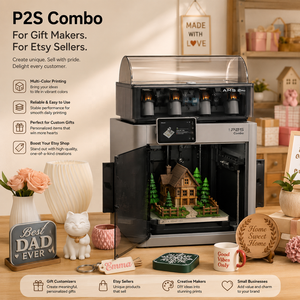 P2s Automatic New PLA Fast Print Speed 600mm/s Desktop Closed Core FDM Multicolor <b>3D</b> <b>Printer</b> Large Screen 1 Year WiFi/USB High S - Product Image 1