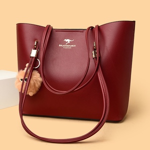 Women's Soft Pu Leather Tote <strong>Bags</strong> Fashion Ladies Handbags Large Capacity Business Daily <strong>Bags</strong> <strong>Solid</strong> Color Women <strong>Black</strong> Tote <strong>Bag</strong> - Product Image 5
