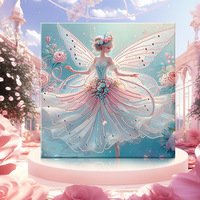 Autocollant diamant 5D Star VA001 Portrait, peinture par points de cristal faite à la main encadrée 30x30cm, écologique, portable, nouveauté