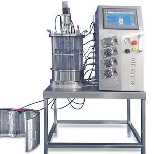 Tanque de biorreactor de laboratorio de 30L estándar de la UE, calefacción inferior, agitador mecánico, fermentador a presión de vidrio, recipiente a presión del Motor - Product Image 1