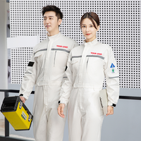 Combinaison de travail antistatique et ignifuge en coton avec logo personnalisé, haute visibilité, uniforme de sécurité pour l'ingénierie, confortable, anti-étincelles