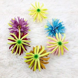Têtes de fleurs artificielles Epiphyllum, diamètre 9 cm, fleurs en soie pour décorations DIY, arrangements de mariage, décoration intérieure - Product Image 4