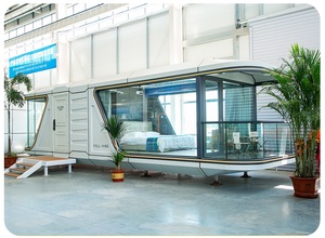 Chine Prix d'usine Maison capsule de luxe mobile Maison hôtel Maison en conteneur avec salle de bain douche extérieure à <span class=keywords><strong>vendre</strong></span> - Product Image 6