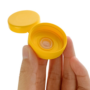 Flip Top Cap with Silicon Gel Valve and PP Ring JiRui Plastic Spout Pouch Filling <b>Squeeze</b> Sauce or Liquid - Product Image 2