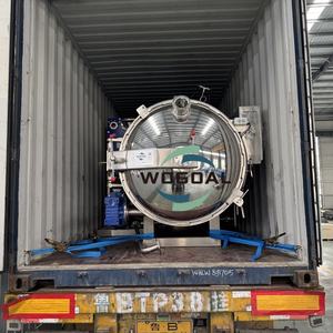 360 °   เครื่องฆ่าเชื้อแบบหมุนอัตโนมัติด้วยระบบ PLC สำหรับอาหารกระป๋อง/เครื่องดื่ม/บรรจุภัณฑ์แบบซอง ผลิตภัณฑ์ข้าวต้ม - Product Image 6